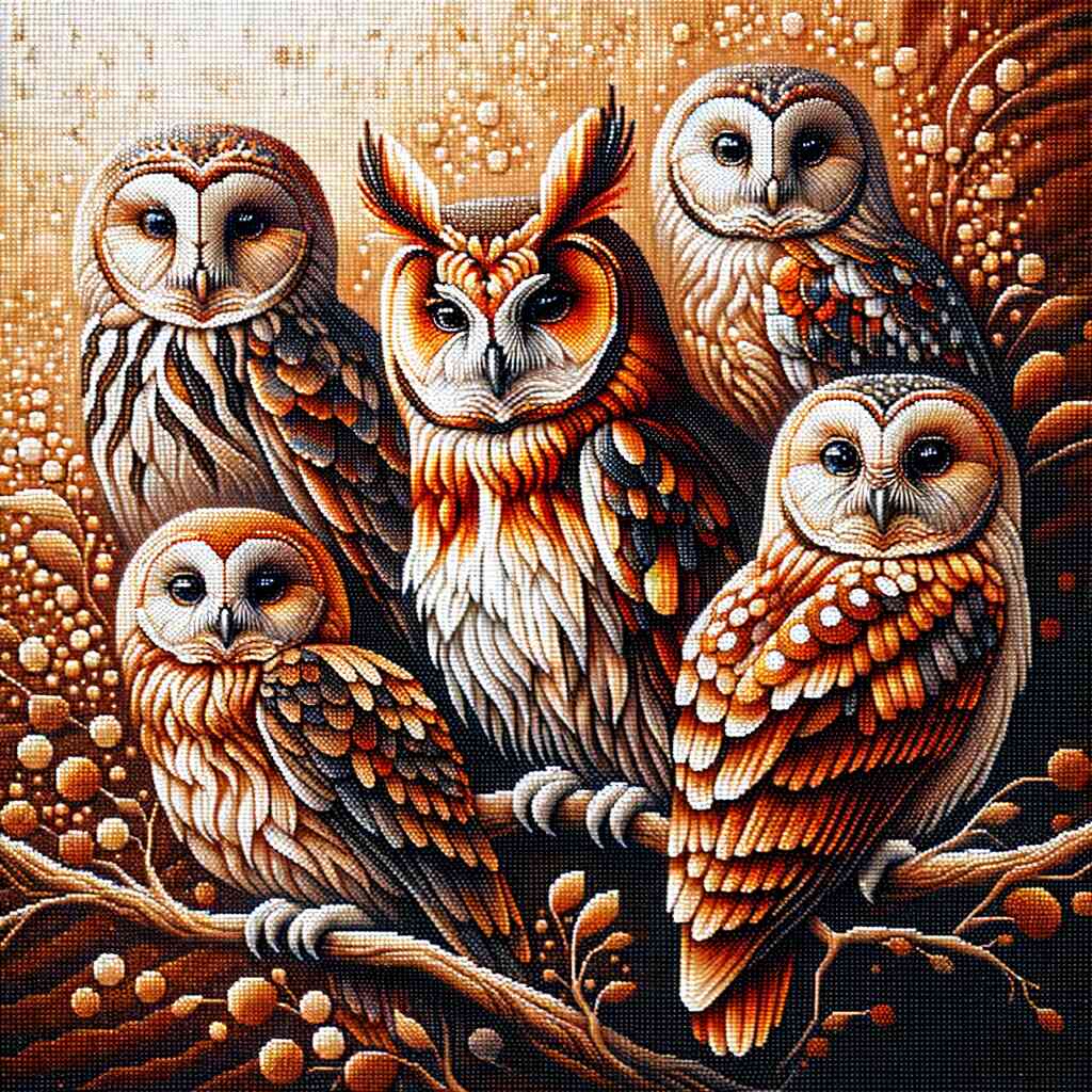 Owl gallery — Diamond Painting Kit design