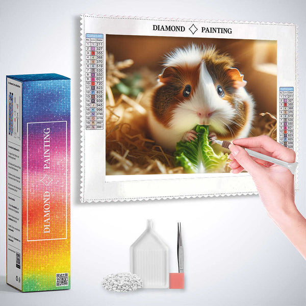 A Sweet Little Pig — Diamond Painting Kit, product view 3