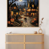 Halloween village secret — Diamond Painting Kit, product view 3