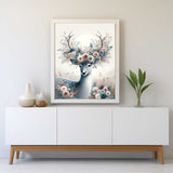 Deer on white background — Diamond Painting Kit, product view 2