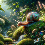 Forest Snail — Diamond Painting Kit design