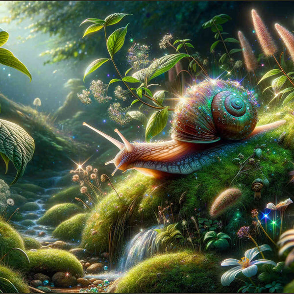 Forest Snail — Diamond Painting Kit design