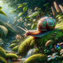 Forest Snail — Diamond Painting Kit design