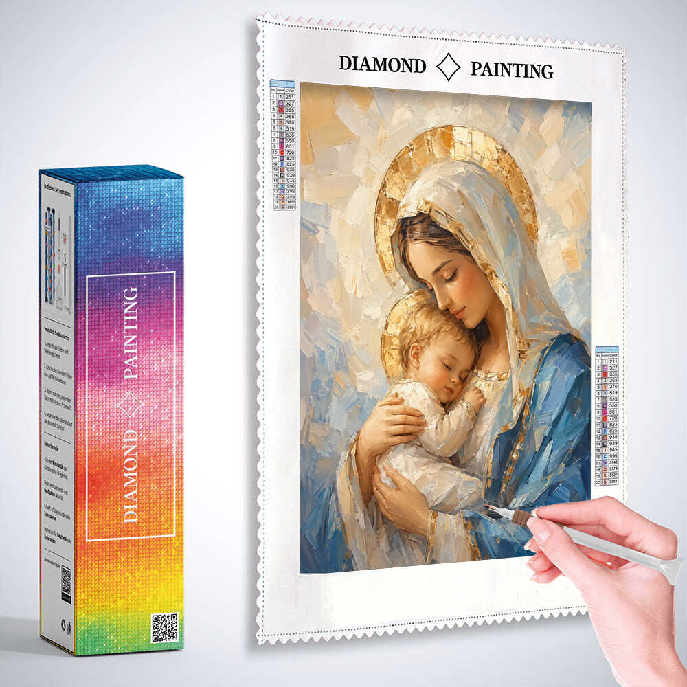 A Heavenly Embrace — Diamond Painting Kit, product view 3