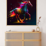 Colorful horse — AB Diamond Painting Kit, product view 3