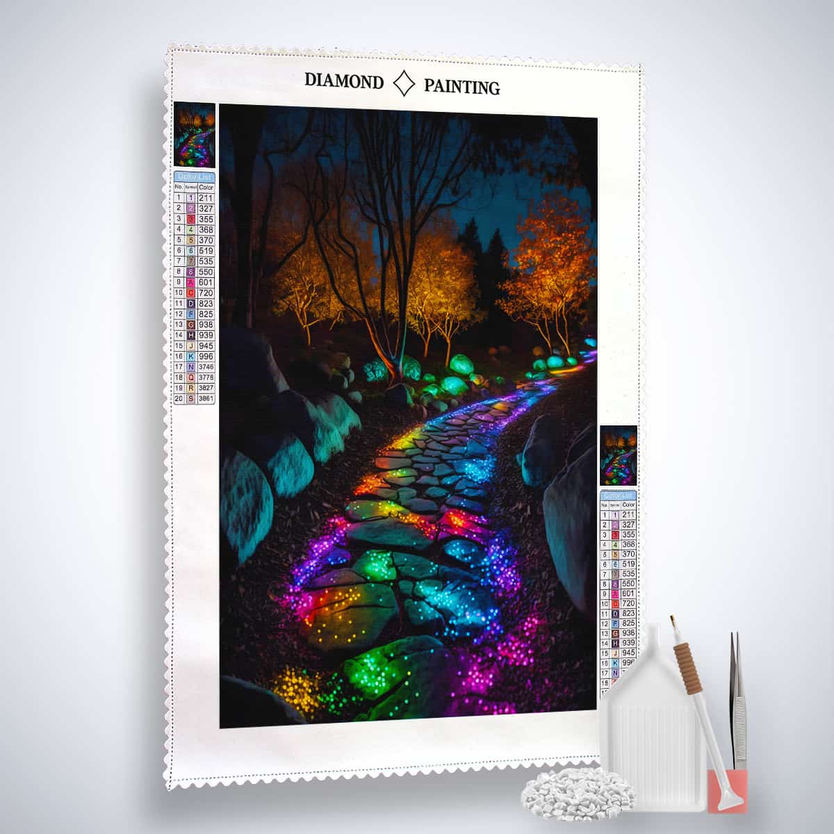 Luminous Path — AB Diamond Painting Kit, product view 2