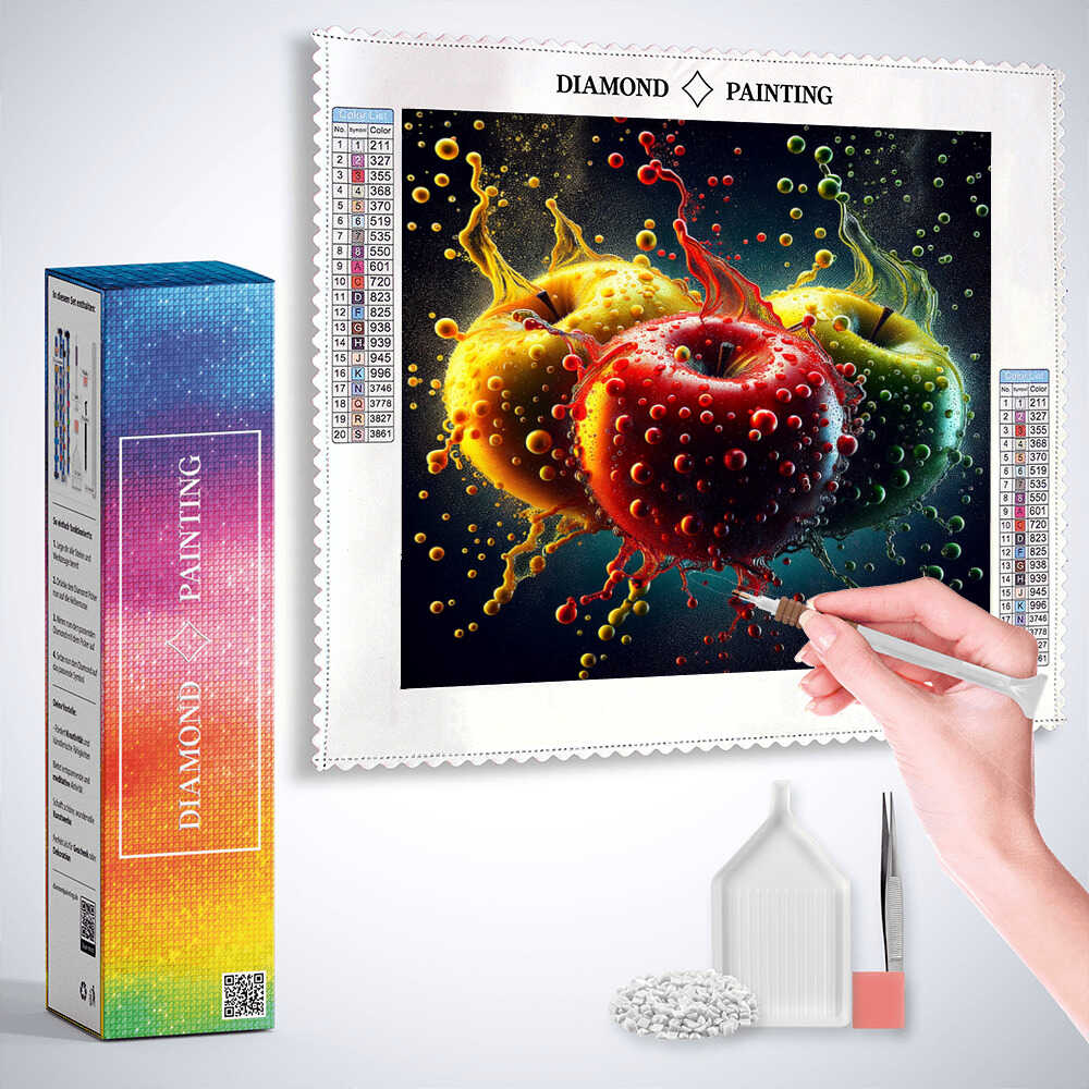 Apple Colors — Diamond Painting Kit, product view 3