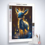Deer with lights — AB Diamond Painting Kit, product view 2