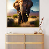 Large Elephant Frontal — Diamond Painting Kit, product view 3