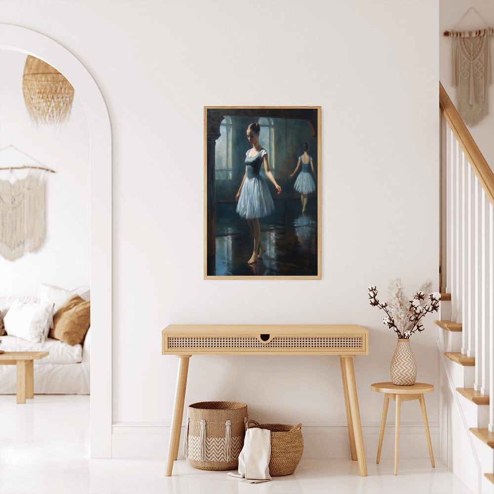 Ballerina in blue — Diamond Painting Kit, product view 3