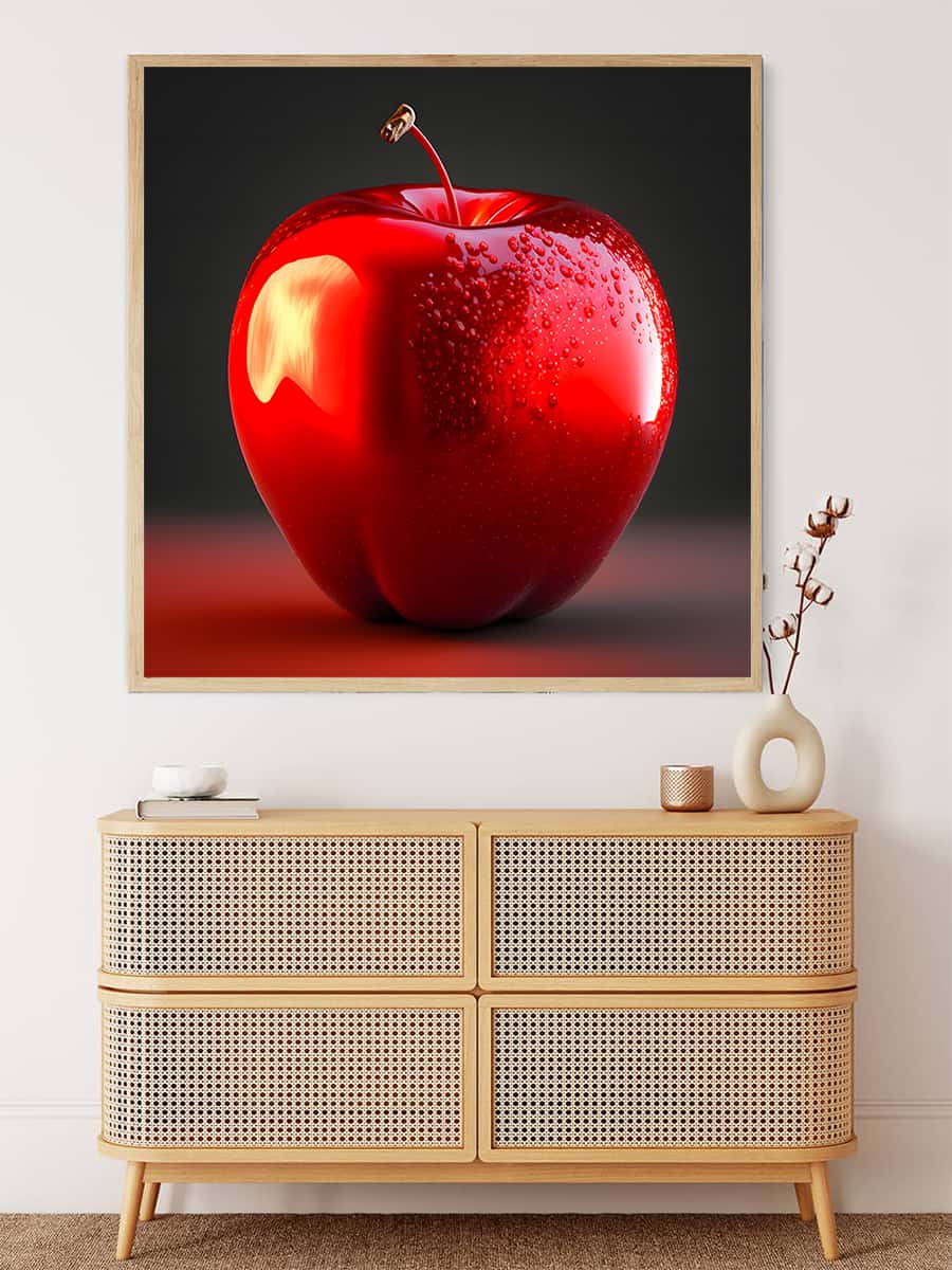 Shiny Apple — AB Diamond Painting Kit, product view 3