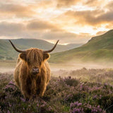 Highland Majesty in the Mist — Diamond Painting Kit design