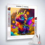 Dragon Baby Frontal — AB Diamond Painting Kit, product view 2