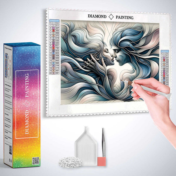A Fantasy Kiss — Diamond Painting Kit, product view 3