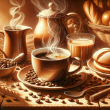 Breakfast Coffee — Diamond Painting Kit design
