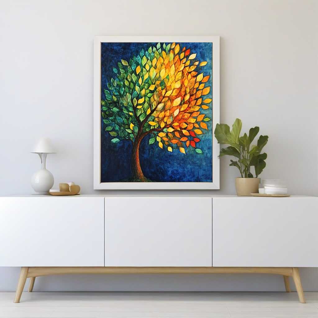 The Colors of the Seasons — Diamond Painting Kit, product view 2