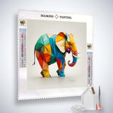 Elephant Paperart — Diamond Painting Kit, product view 2