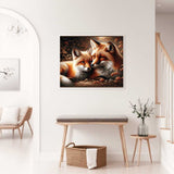 Fox Friendship — Diamond Painting Kit, product view 2
