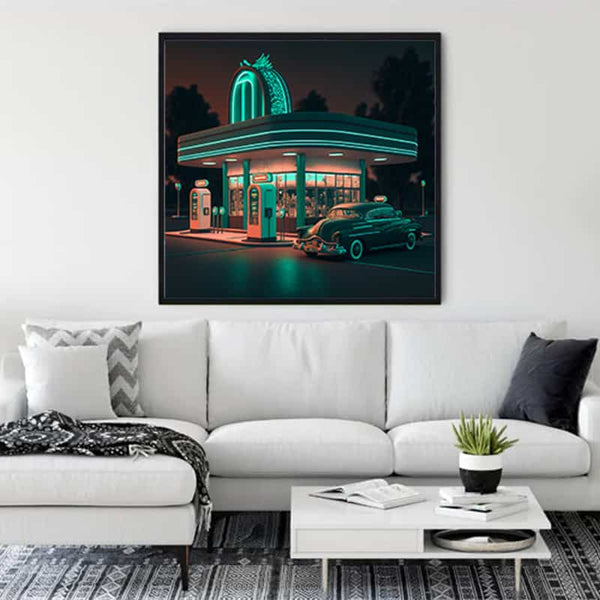 The chrome glow of the 50s — Diamond Painting Kit, product view 3