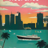 Dream of Miami — Diamond Painting Kit design