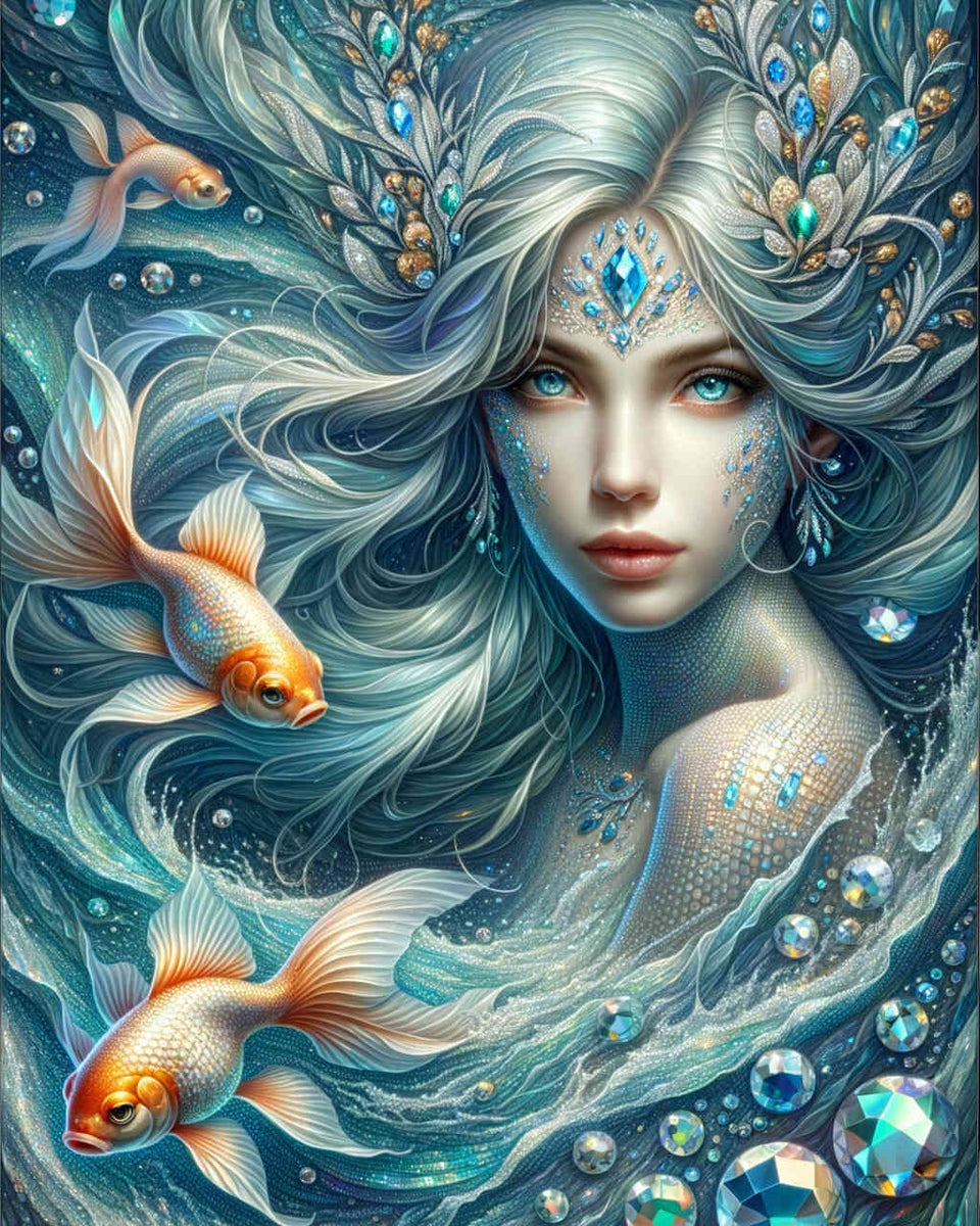 Water woman — Diamond Painting Kit design