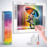 Color dance in the rain — Diamond Painting Kit, product view 3