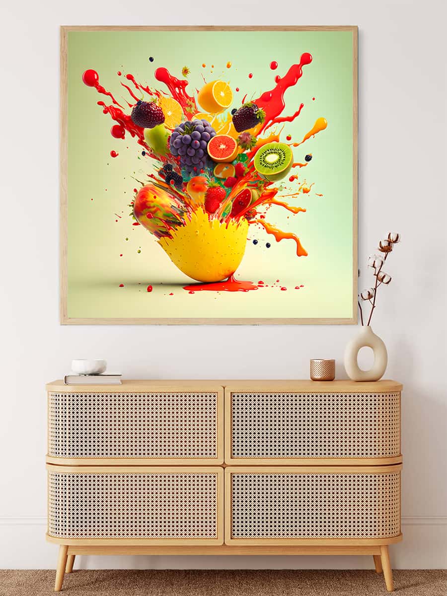 Fruit Explosion Destroy — AB Diamond Painting Kit, product view 3