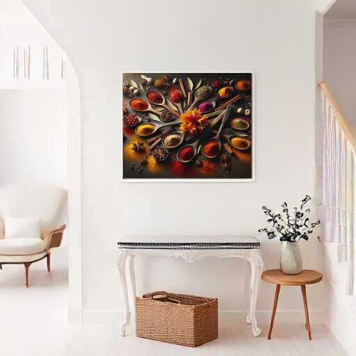The Spice Flower — Diamond Painting Kit, product view 2