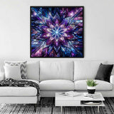 Purple flower, mosaic — Diamond Painting Kit, product view 2
