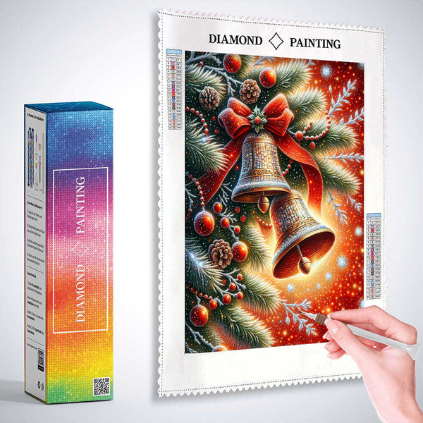 Christmas bells — Diamond Painting Kit, product view 3
