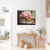 Morning Light and Peonies — Diamond Painting Kit, product view 2