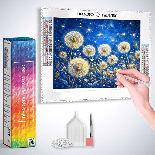 A Starry Night of Wishes — Diamond Painting Kit, product view 3
