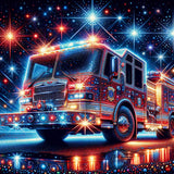 The Firefighters — Diamond Painting Kit design