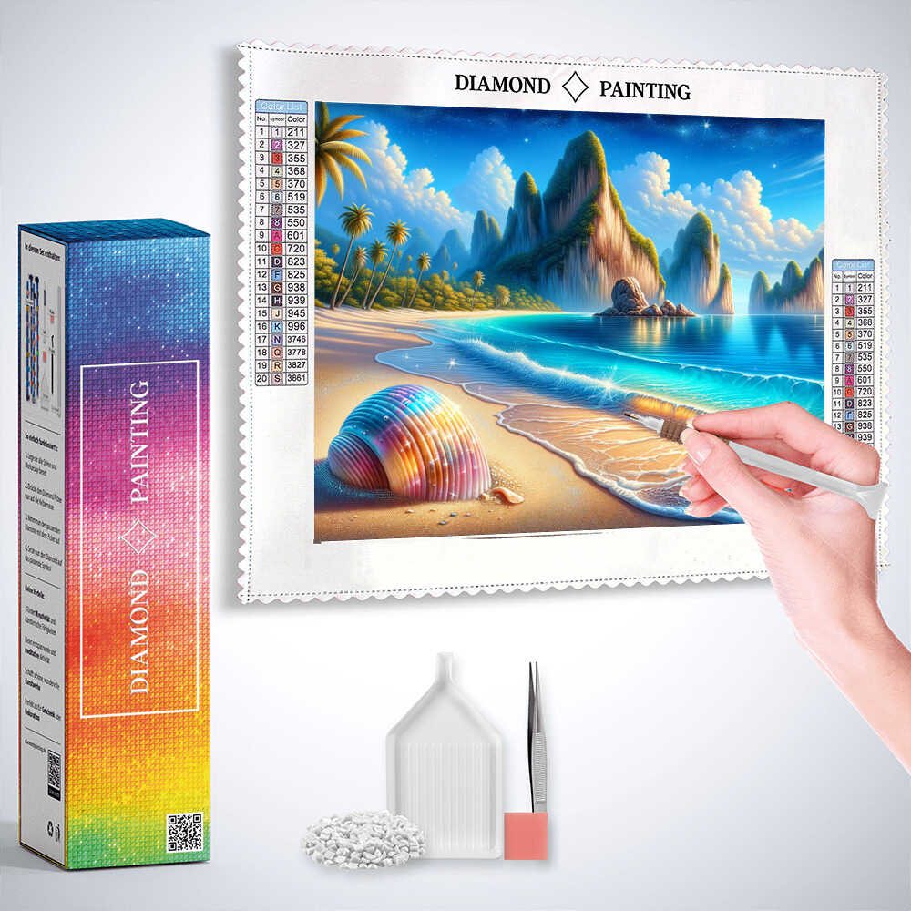 Caribbean dream — Diamond Painting Kit, product view 3