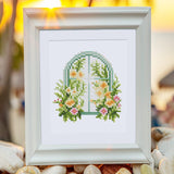Floral Windows, Set of 12 — Mini Diamond Painting Set, product view 6