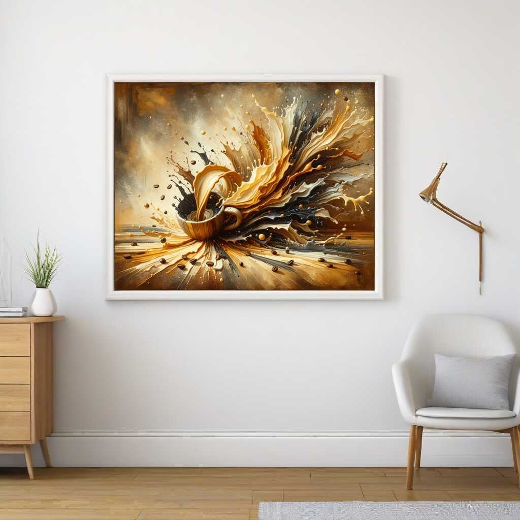 Coffee Makes Me Stronger — Diamond Painting Kit, product view 2