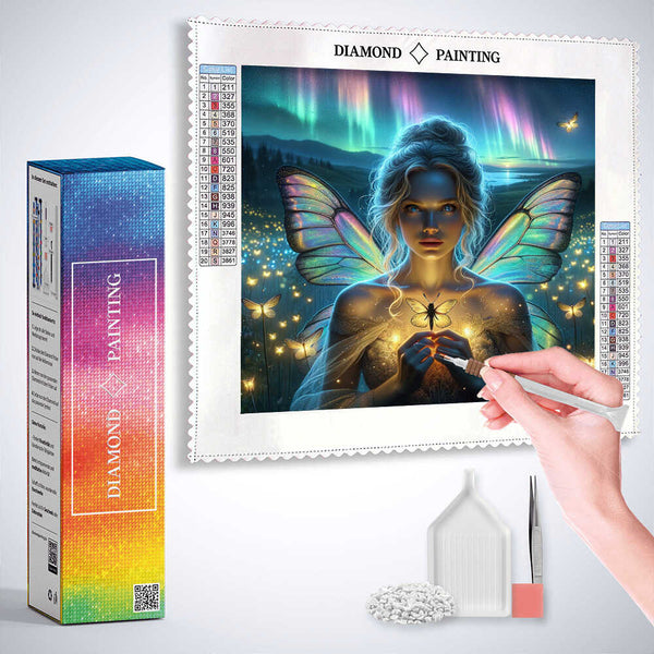 Whispers of the night fairies — Diamond Painting Kit, product view 3