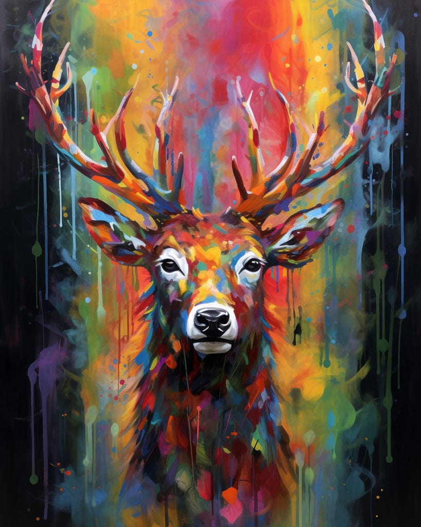 Deer of colors — Diamond Painting Kit design