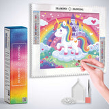 Unicorn above the Rainbow Kingdom — Diamond Painting Kit, product view 3