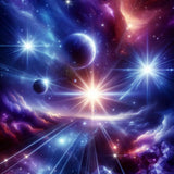 Space atmosphere — Diamond Painting Kit design