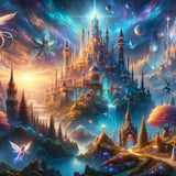 The Fantasy Castle — Diamond Painting Kit design