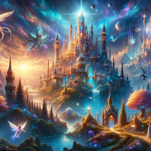 The Fantasy Castle — Diamond Painting Kit design