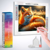 A Fox's Sparkling Dreams — Diamond Painting Kit, product view 3