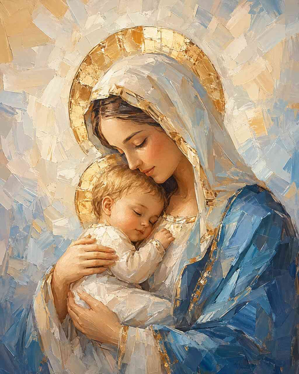 A Heavenly Embrace — Diamond Painting Kit design