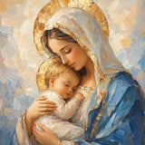 A Heavenly Embrace — Diamond Painting Kit design