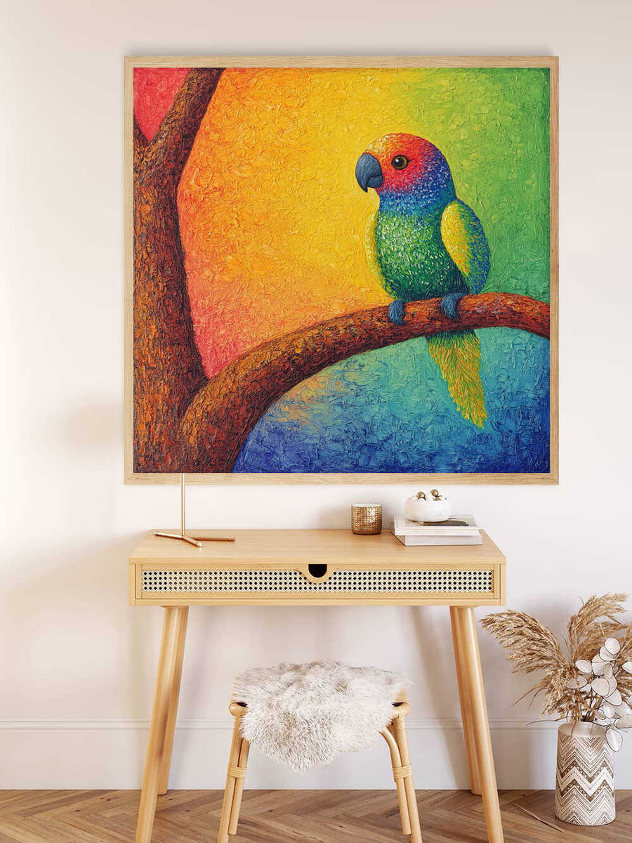 A Rainbow Portrait of Life — Diamond Painting Kit, product view 2
