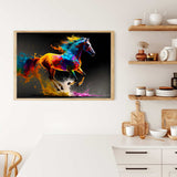 Colorful Horse — AB Diamond Painting Kit, product view 3