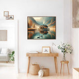 House with a Pier — Diamond Painting Kit, product view 2
