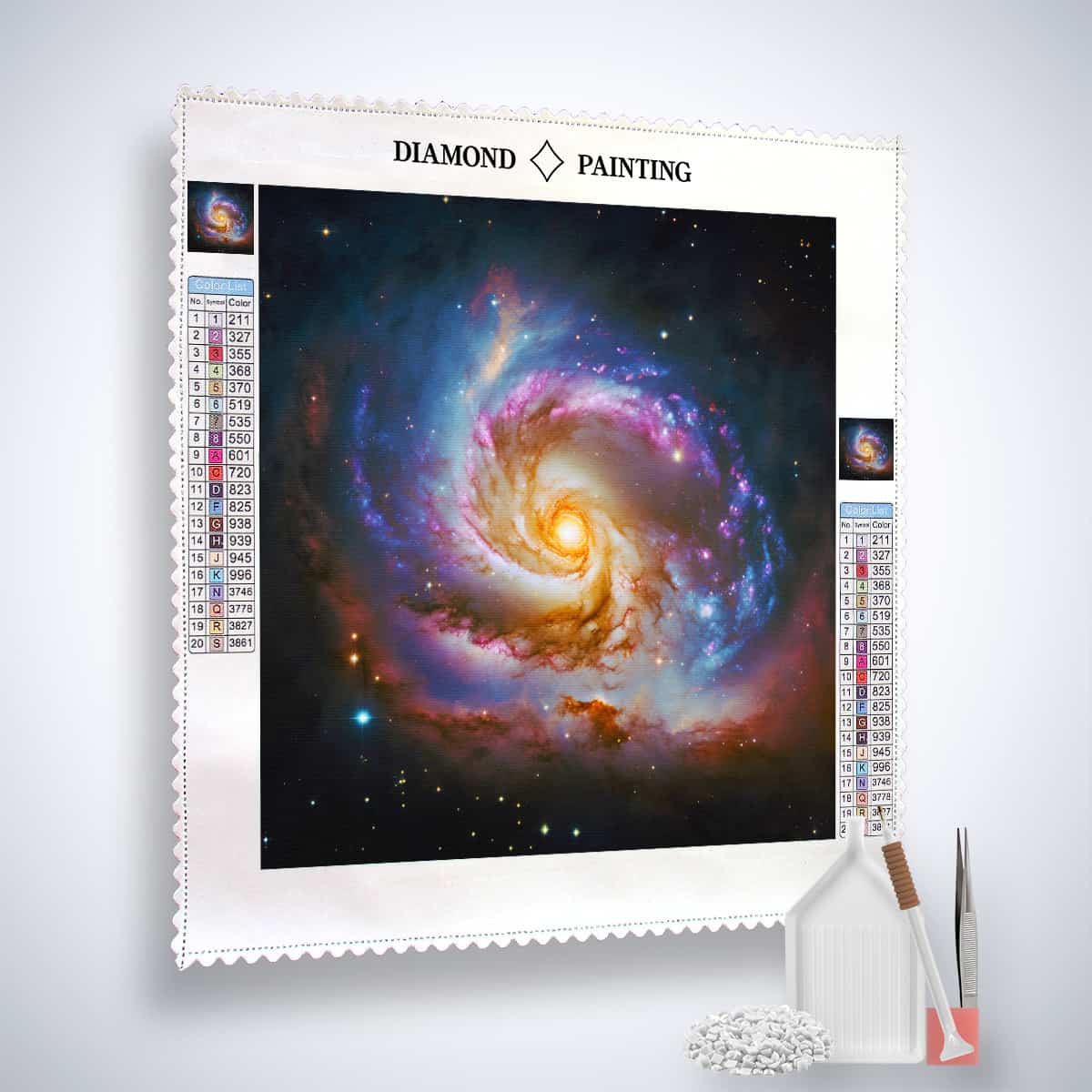 Starry night — Diamond Painting Kit, product view 2