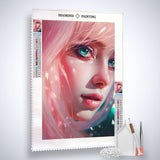 Pink Miro — AB Diamond Painting Kit, product view 2
